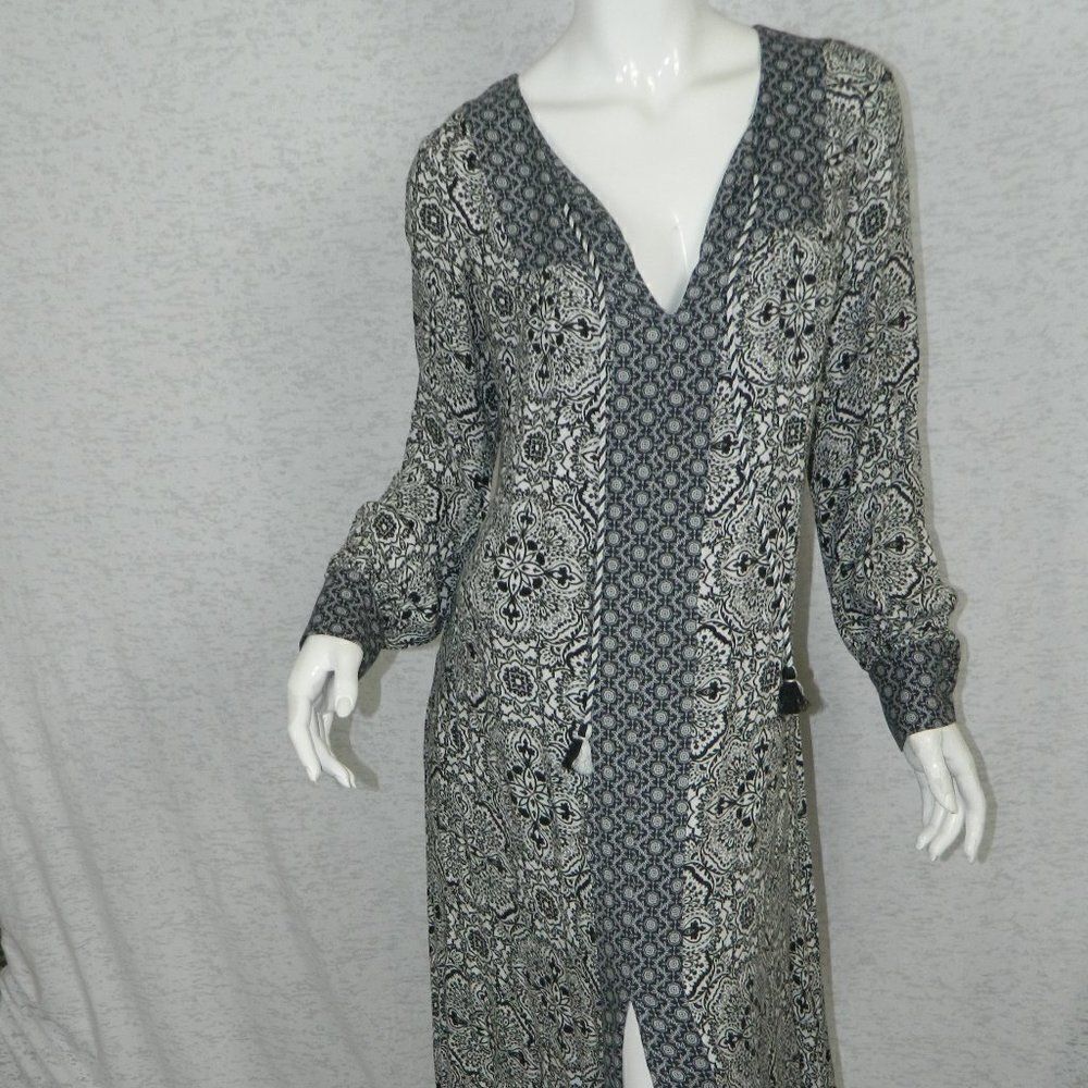 ‎The Jetset Diaries Dress Black White Maxi Small